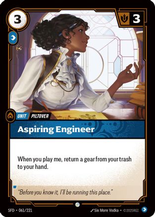 Aspiring Engineer (061/221) - Riftbound - [Spiritforged]