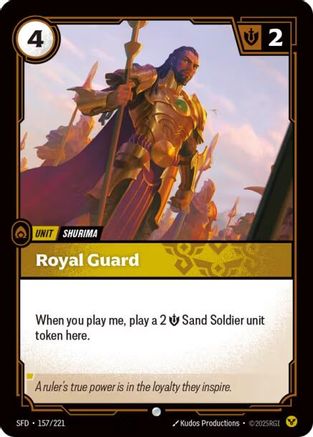 Royal Guard (157/221) - Riftbound - [Spiritforged]