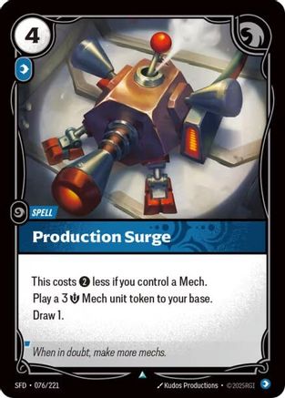 Production Surge (076/221) - Riftbound - [Spiritforged]