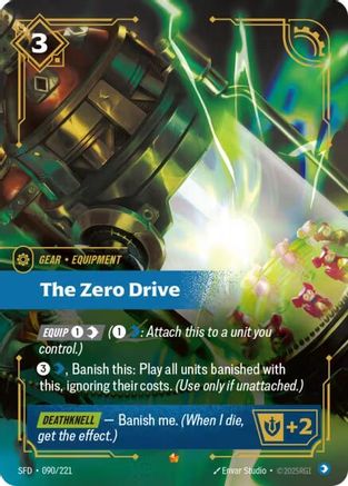 The Zero Drive (090/221) - Riftbound - [Spiritforged] Foil