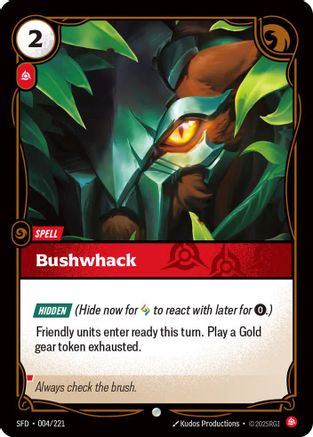 Bushwhack (004/221) - Riftbound - [Spiritforged] Foil