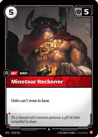 Minotaur Reckoner (014/221) - Riftbound - [Spiritforged]
