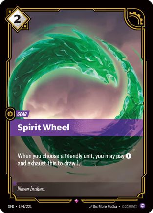 Spirit Wheel (144/221) - Riftbound - [Spiritforged] Foil