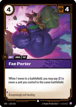 Fae Porter (125/221) - Riftbound - [Spiritforged] Foil