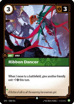 Ribbon Dancer (038/221) - Riftbound - [Spiritforged]