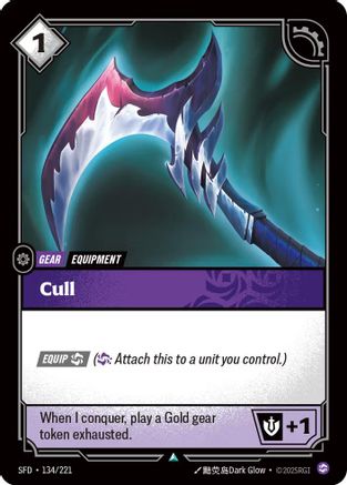 Cull (134/221) - Riftbound - [Spiritforged] Foil