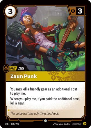 Zaun Punk (160/221) - Riftbound - [Spiritforged] Foil