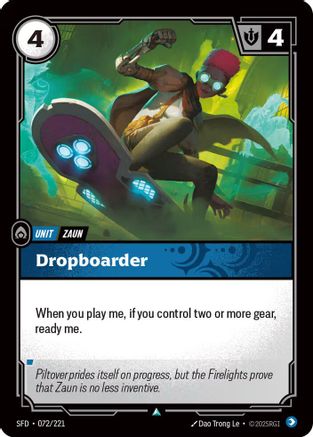 Dropboarder (072/221) - Riftbound - [Spiritforged]