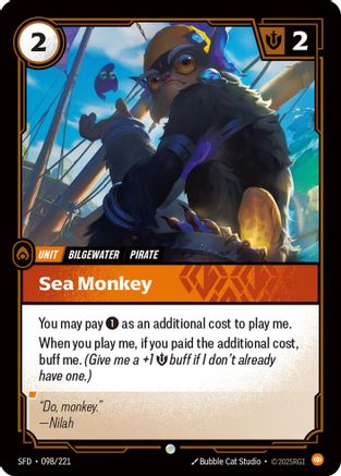 Sea Monkey (098/221) - Riftbound - [Spiritforged]