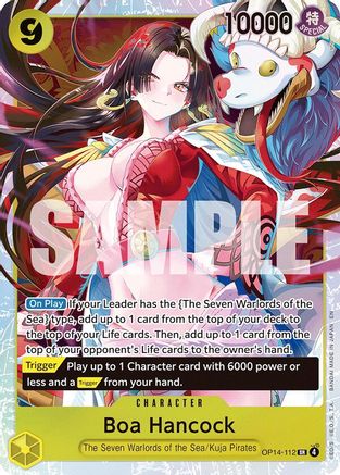 Boa Hancock - OP14-112 (OP14-112) - [The Azure Sea's Seven] Foil