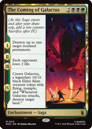 The Coming of Galactus  [Marvel Super Heroes] Foil