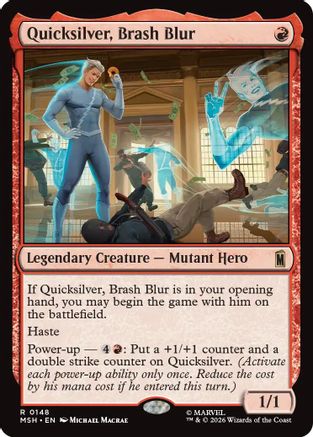 Quicksilver, Brash Blur  [Marvel Super Heroes]