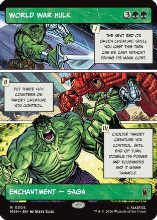 World War Hulk (Borderless)  [Marvel Super Heroes]