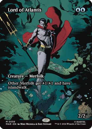 Lord of Atlantis (Borderless)  [Marvel Universe Eternal-Legal] Foil
