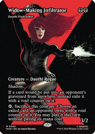Widow-Making Infiltrator - Dauthi Voidwalker (Borderless)  [Marvel Universe Eternal-Legal] Foil