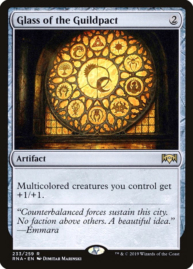 Glass of the Guildpact [Ravnica Allegiance] Foil