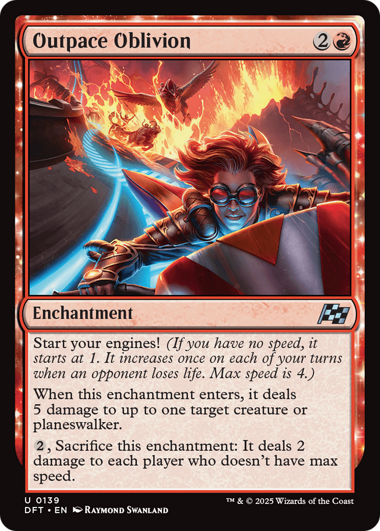 Outpace Oblivion [Aetherdrift] Foil