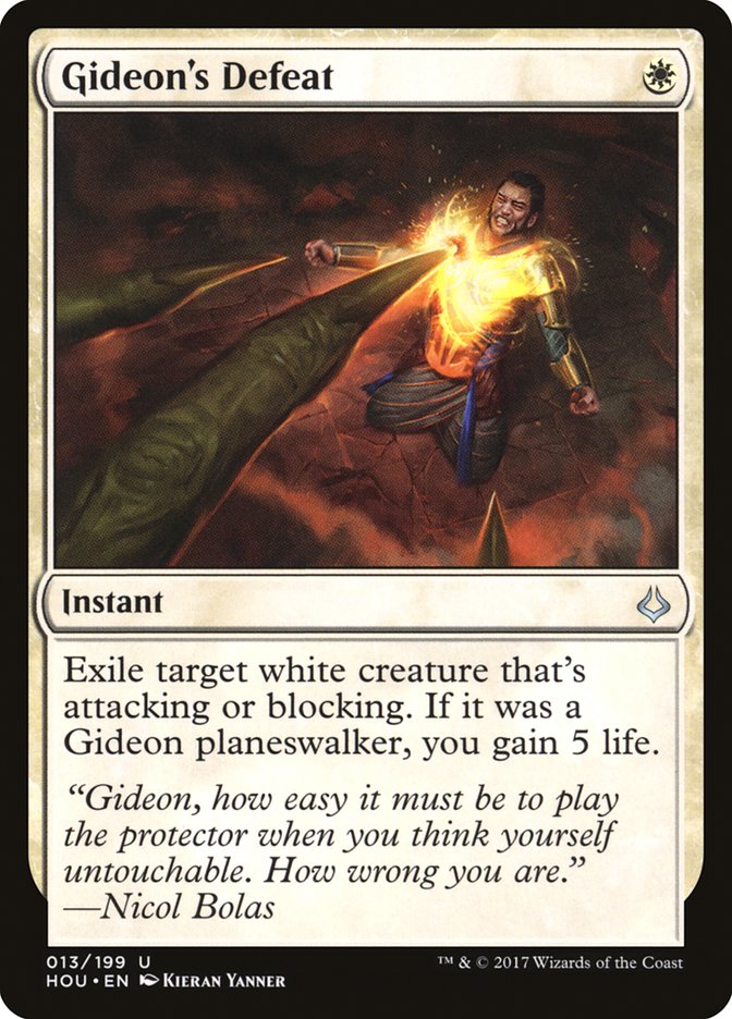 Gideon's Defeat [Hour of Devastation] Foil