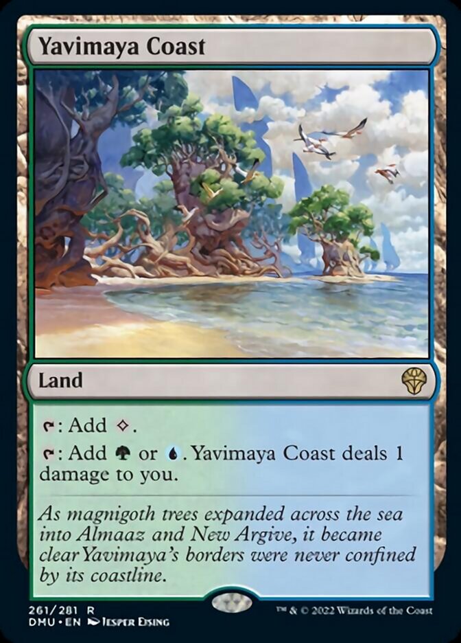 Yavimaya Coast [Dominaria United] Foil