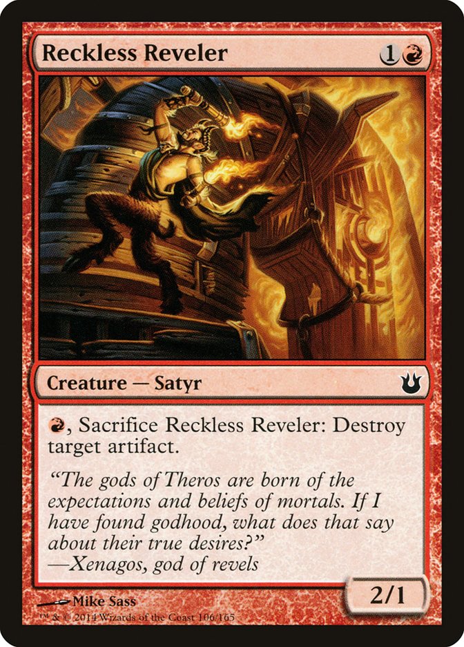 Reckless Reveler [Born of the Gods] Foil