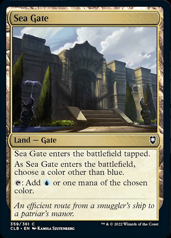 Sea Gate [Commander Legends: Battle for Baldur's Gate] Foil