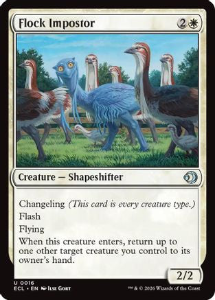 Flock Impostor  [Lorwyn Eclipsed] Foil