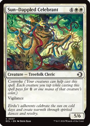 Sun-Dappled Celebrant  [Lorwyn Eclipsed] Foil