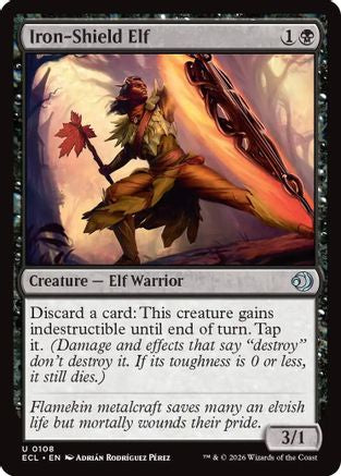 Iron-Shield Elf  [Lorwyn Eclipsed] Foil