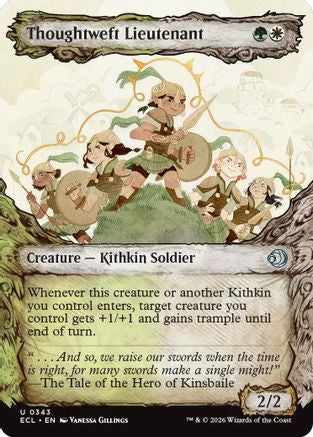 Thoughtweft Lieutenant (Showcase)  [Lorwyn Eclipsed] Foil