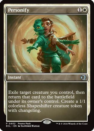 Personify  [Promo Pack: Lorwyn Eclipsed] Foil