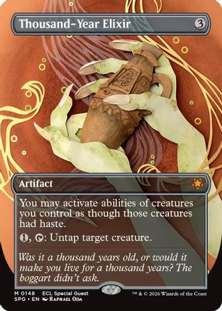 Thousand-Year Elixer (Borderless)  [Special Guests] Foil