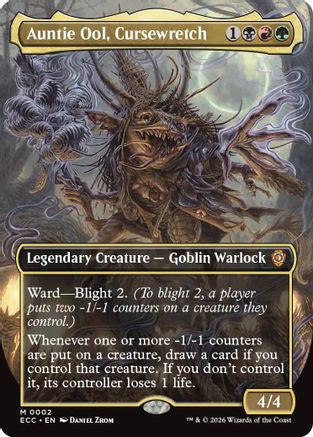 Auntie Ool, Cursewretch (Borderless)  [Commander: Lorwyn Eclipsed] Foil