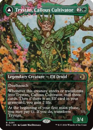 Trystan, Callous Cultivator (Borderless)  [Lorwyn Eclipsed]