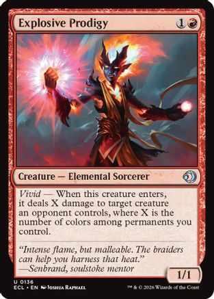 Explosive Prodigy  [Lorwyn Eclipsed] Foil