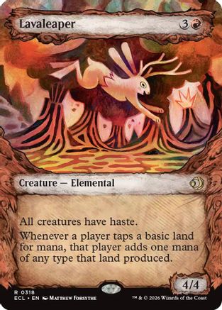 Lavaleaper (Showcase)  [Lorwyn Eclipsed] Foil