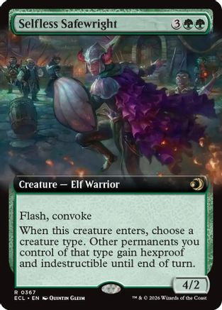 Selfless Safewright (Extended Art)  [Lorwyn Eclipsed]
