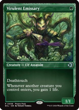 Virulent Emissary  [Promo Pack: Lorwyn Eclipsed] Foil