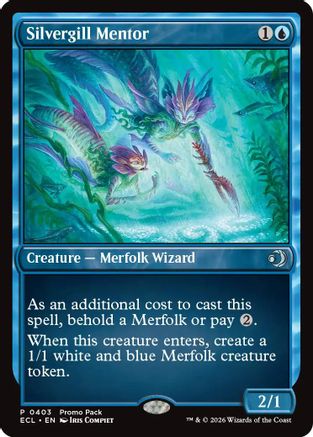 Silvergill Mentor  [Promo Pack: Lorwyn Eclipsed]