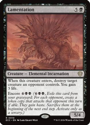 Lamentation  [Commander: Lorwyn Eclipsed]