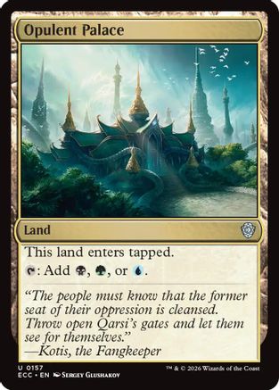 Opulent Palace  [Commander: Lorwyn Eclipsed]