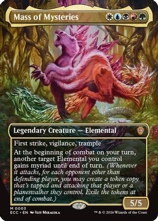 Mass of Mysteries (Borderless)  [Commander: Lorwyn Eclipsed]