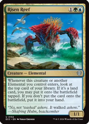 Risen Reef  [Commander: Lorwyn Eclipsed]