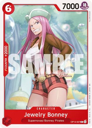 Jewelry Bonney (OP14-007) - [The Azure Sea's Seven]