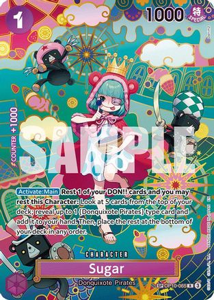 Sugar - OP10-065 (SP) (OP10-065) - [The Azure Sea's Seven] Foil