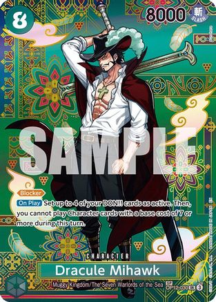 Dracule Mihawk - OP12-030 (SP) (OP12-030) - [The Azure Sea's Seven] Foil