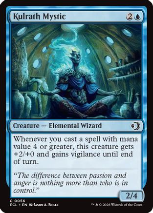 Kulrath Mystic  [Lorwyn Eclipsed] Foil
