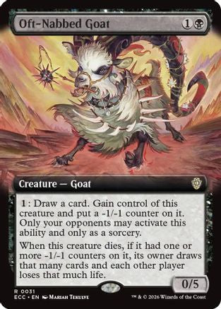 Oft-Nabbed Goat (Extended Art)  [Commander: Lorwyn Eclipsed]