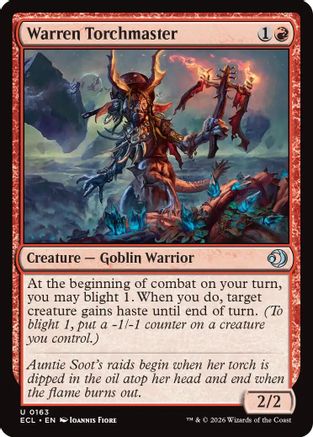Warren Torchmaster  [Lorwyn Eclipsed] Foil