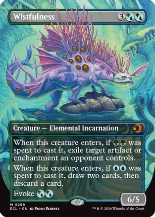 Wistfulness (Borderless)  [Lorwyn Eclipsed]