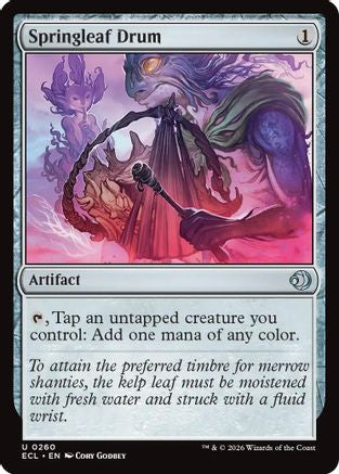 Springleaf Drum  [Lorwyn Eclipsed] Foil